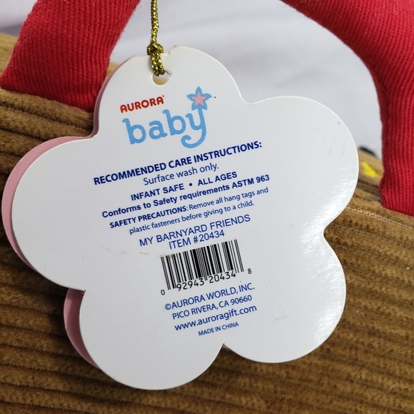 ๐SOLD๐ Aurora My Barnyard Friends Plush Playset Talking Cow Pig Chicken Duck - Picture 9 of 10